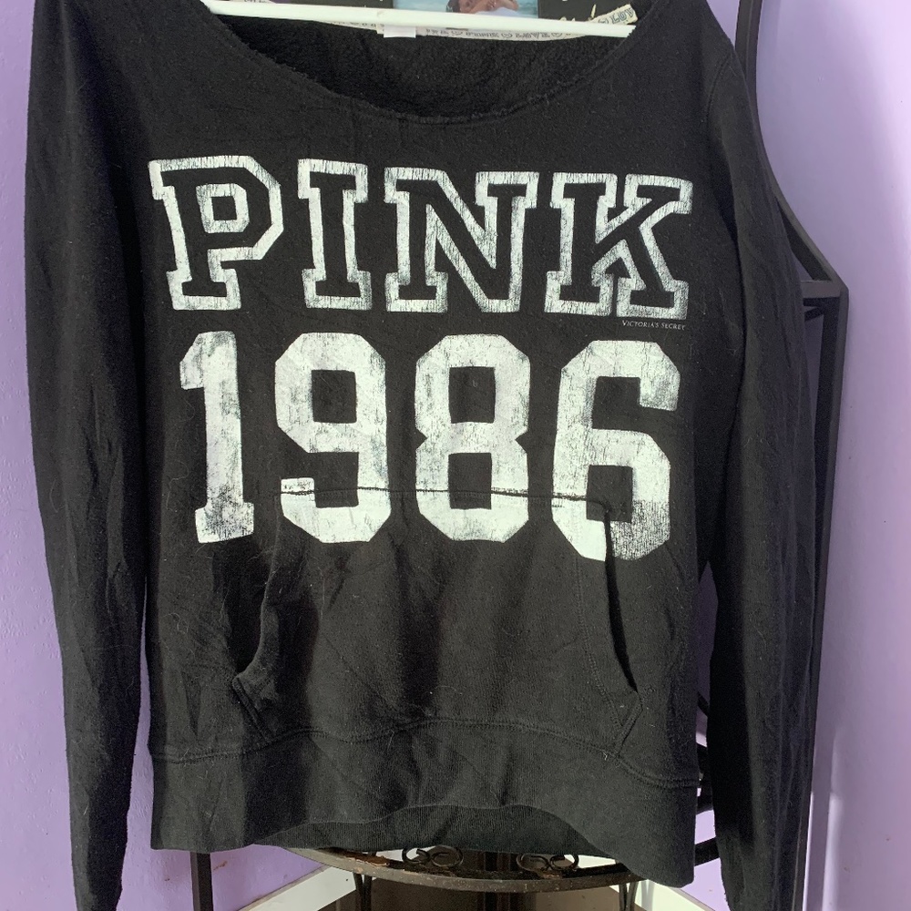 Vs PINK off shoulder sweatshirt